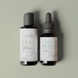 Black Cosmetic Bottle Duo 8